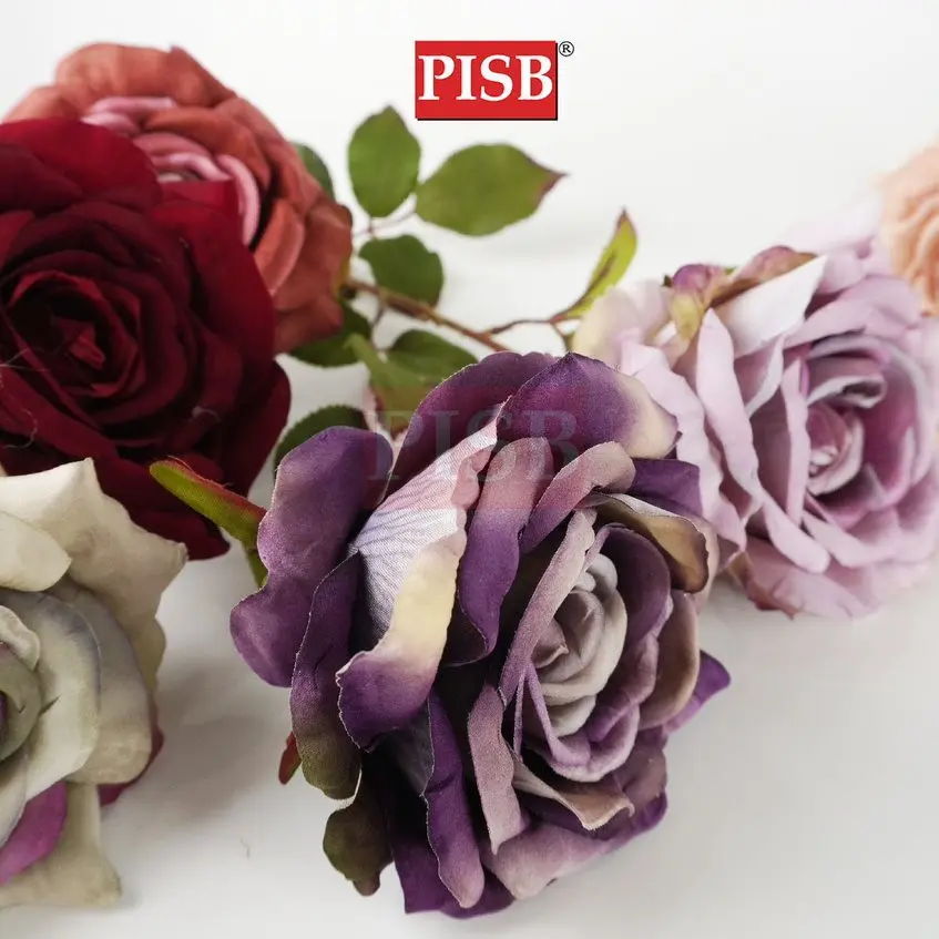 3010 75CM Wild Rose Spray Artificial Flower Bunga Hiasan - Image 3