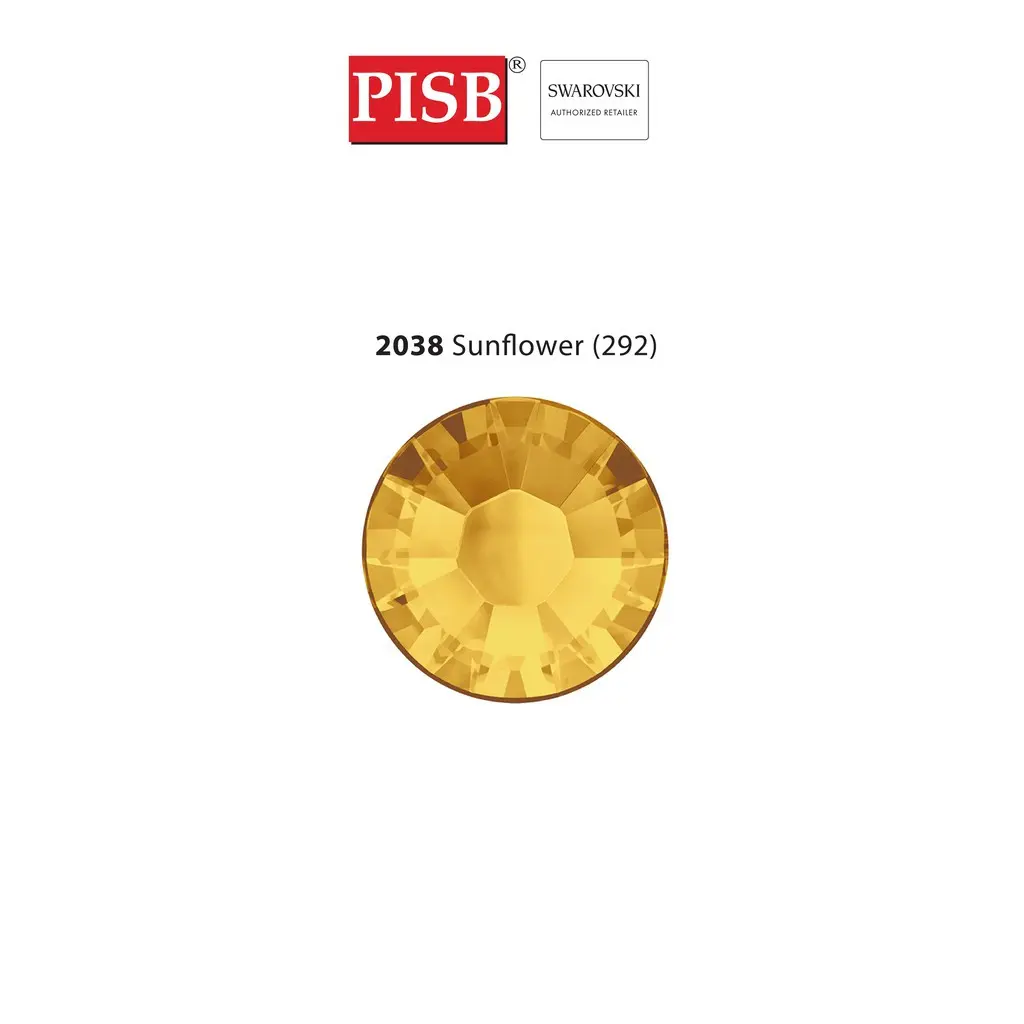 2038 2078 SS10-SS34 SWAROVSKI HOTFIX 292 SUNFLOWER