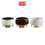 HC7025 White Black Marble Gold Ceramic Decorations Craft Vase Ornament Pasu Bunga