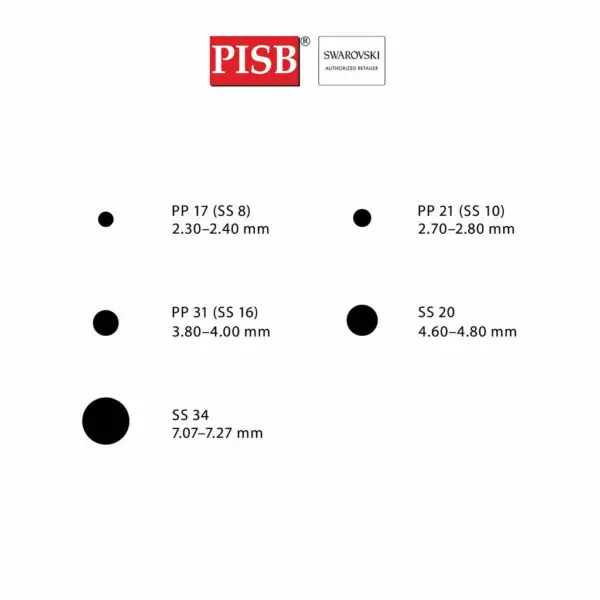 2038 2078 SS10-SS34 SWAROVSKI HOTFIX CLR EFFECT 001 SHIM CRYSTAL SHIMMER