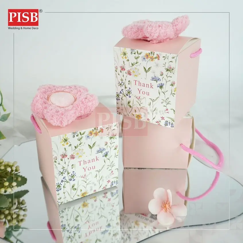 2136 (10Pcs/Pkt) Souvenir Hand Towel Kitchen Hanging Towel With Gift Box Sapu Tangan Tuala Tangan Doorgift Souvenir - Image 6