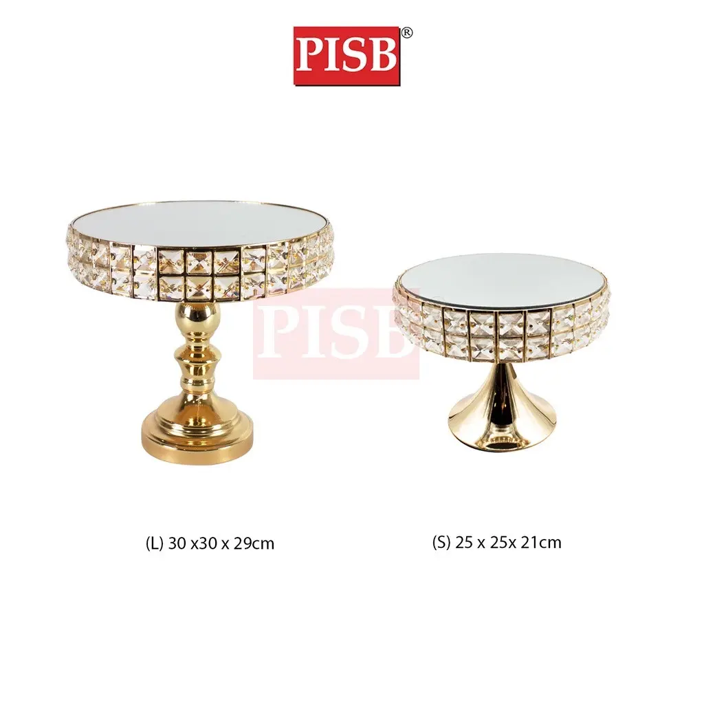 Q010452/405 Crystal Mirror Wedding Gift Stand / Dulang Hantaran Perkahwinan