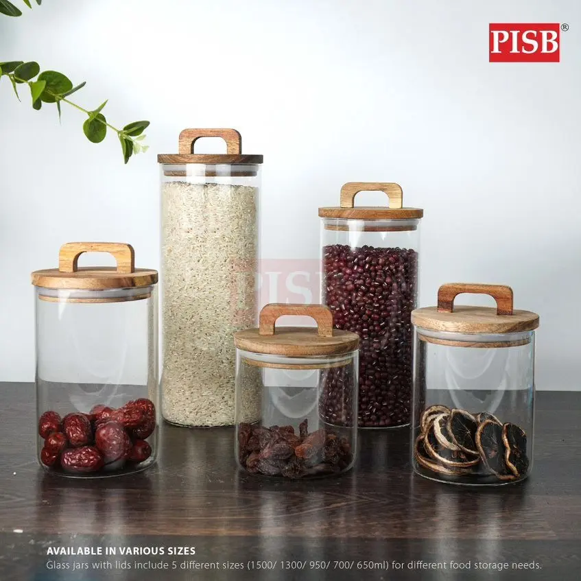 2453-55 Seasoning Bottle Glass Airtight Spice Container Condiment Bottle Jar Bekas Rempah Balang Kaca Kuih Kedap Udara - Image 5