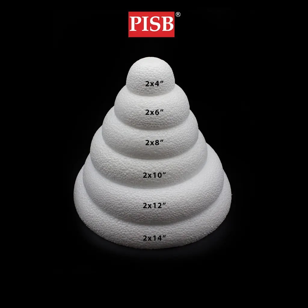 J040180/81/82/83/84/85 Round Pillow Polystyrene Foam / Gabus Dulang Hantaran