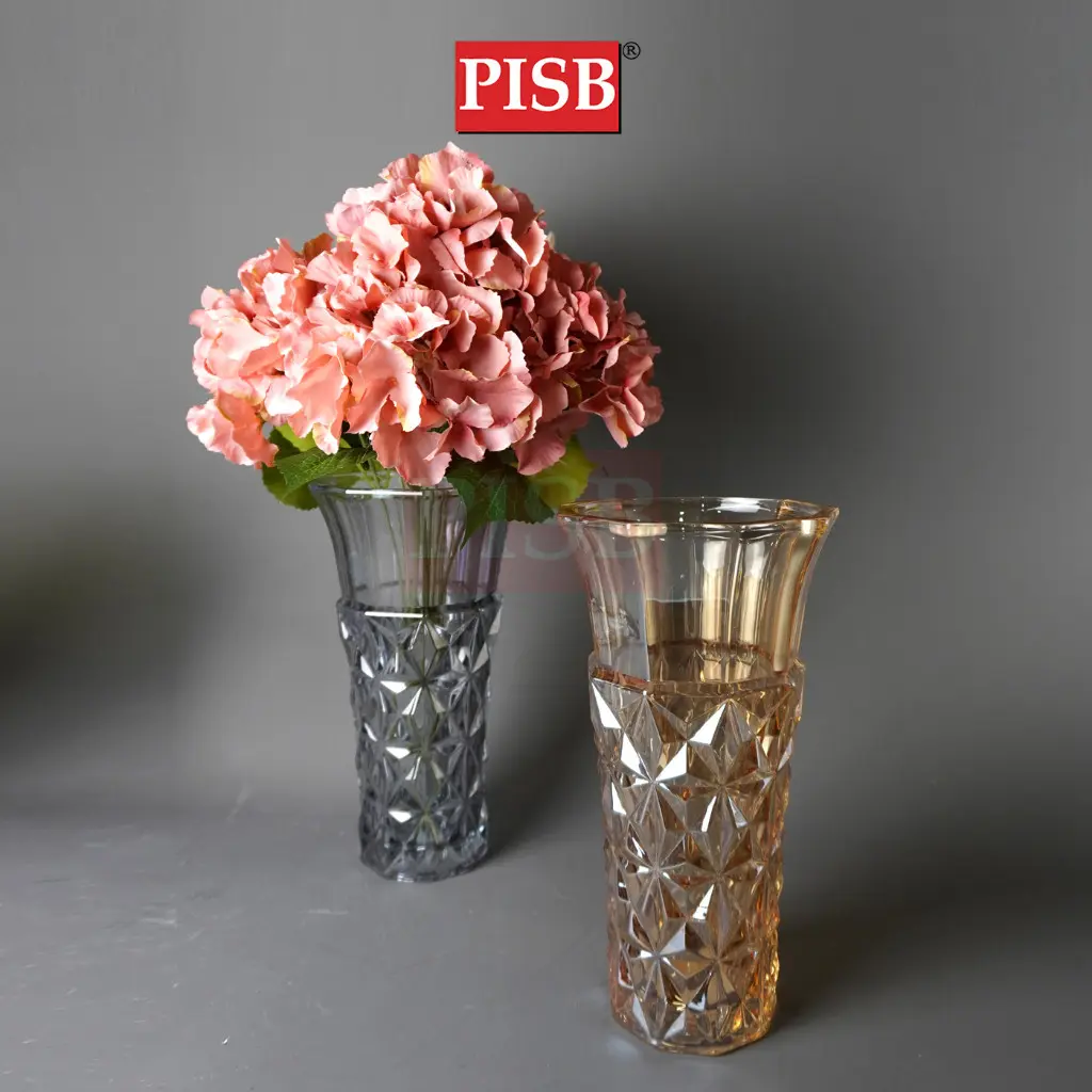 2202-2207 Luxury Transparent Glass Flower Vase - Image 3