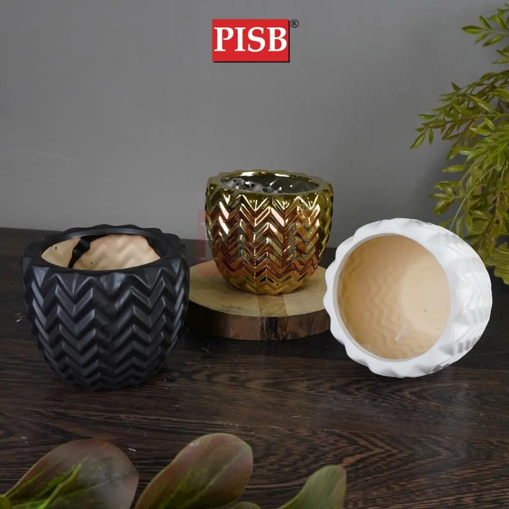 7091-96 White/Black/Gold Ceramic Decorations Craft Vase Ornament Pasu Seramik Pasu Bunga High Quality Vase Home Decor - Image 2