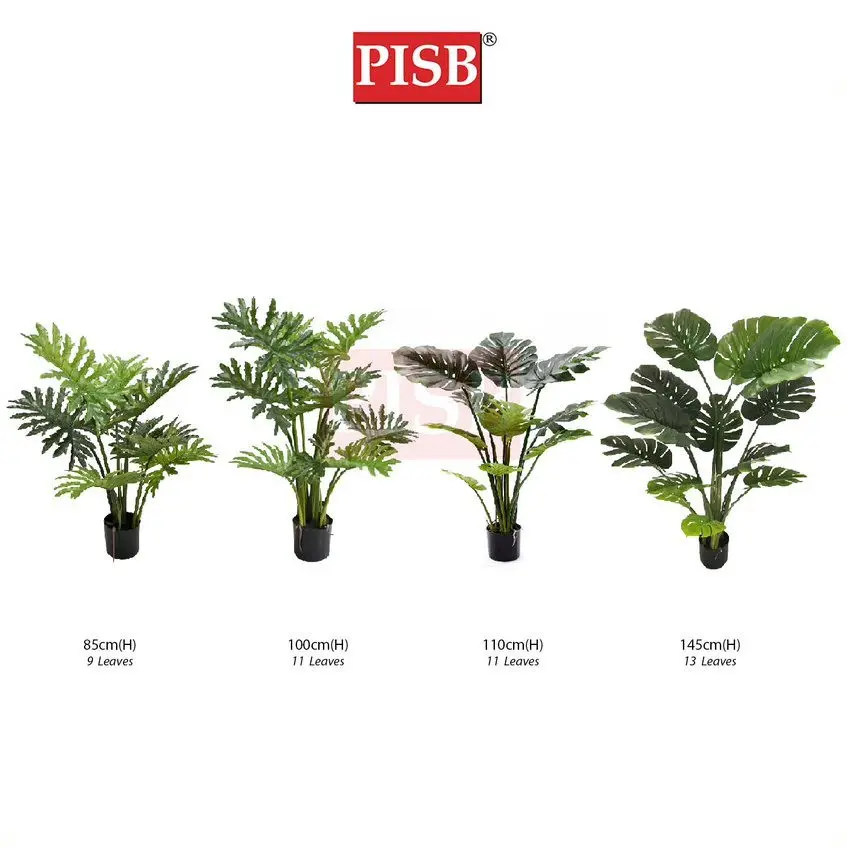 3020/21/22/23 Monstera Philodendron Tree Artificial Plant 85/100/110/145CM