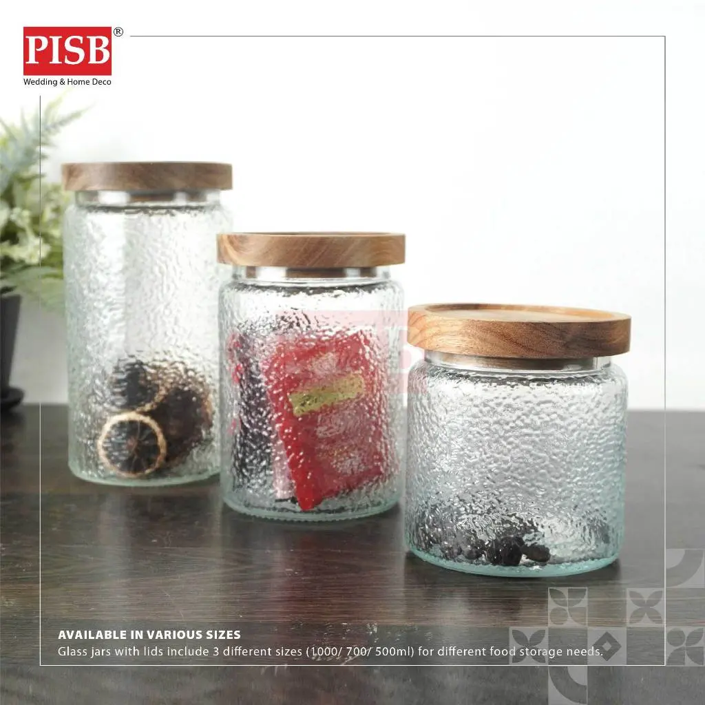 2411-2414 Seasoning Bottle Glass Airtight Spice Container Condiment Bottle Jar Bekas Rempah Balang Kaca Kuih Kedap Udara - Image 5