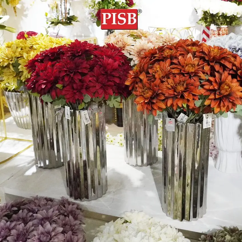 3001 52CM Dahlia Spray Artificial Flower Bunga Hiasan - Image 4