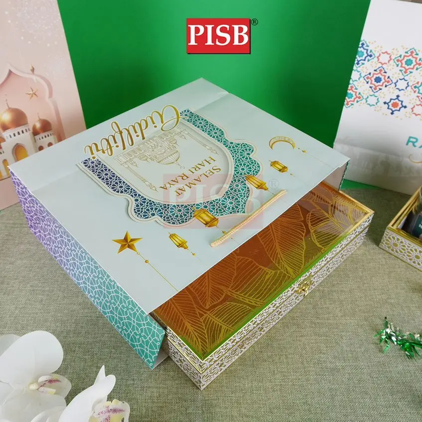 0001-16 Premium Hari Raya Design Paper Bag Shopping Bag Gift Bag Retail Bag Colour Kraft Paper Bag Wedding Birthday Bag - Image 4