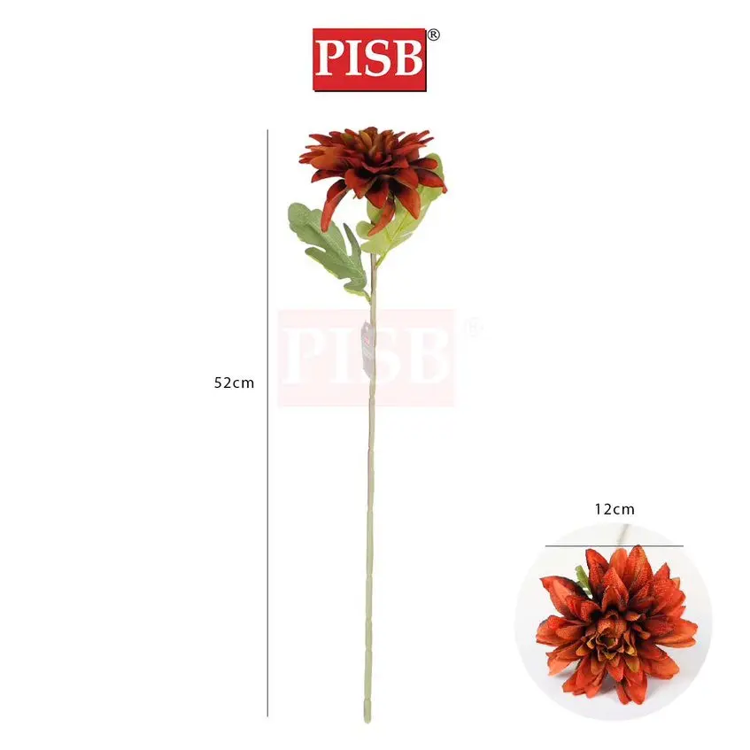 3001 52CM Dahlia Spray Artificial Flower Bunga Hiasan - Image 2