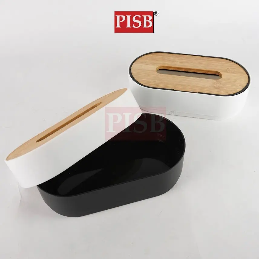 1189 Modern Style Wooden Tissue Box Bekas Tisu - Image 3