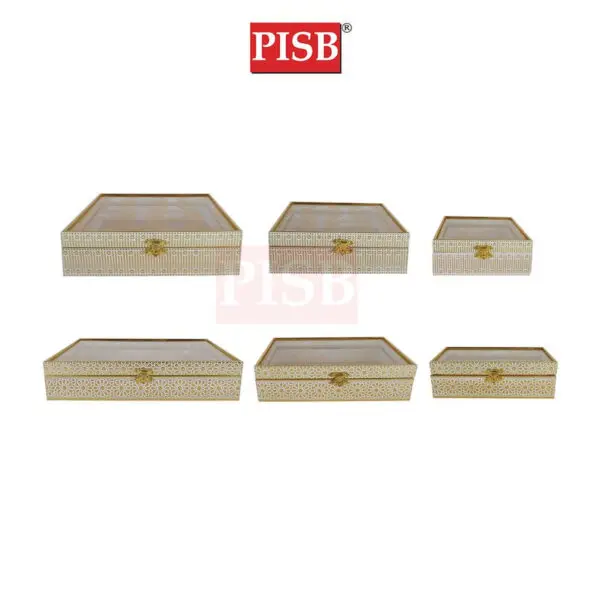 7001/02 Wooden Printed Jewelry Box