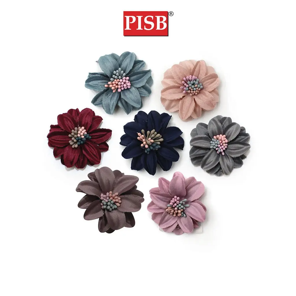XH2063 5CM Handmade Fabric Flower