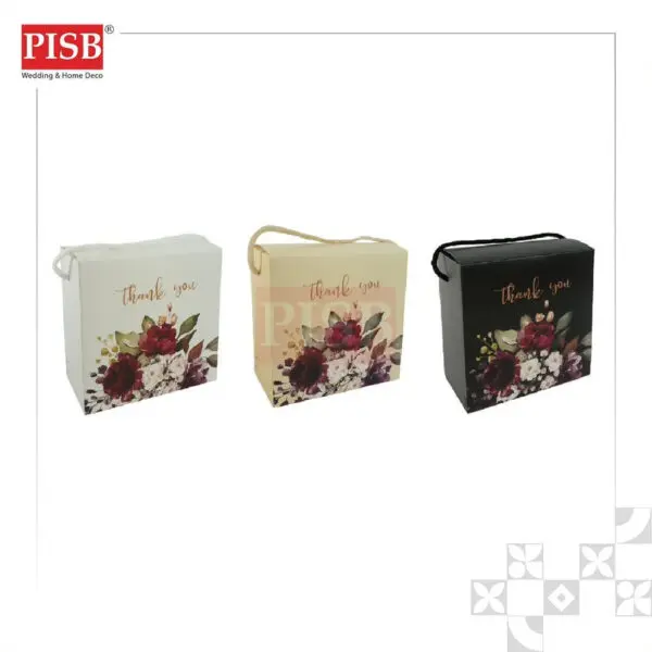 2131 (10Pcs/Pkt) Flower Design Gift Box Goodies Box Doorgift Box Bahulu Box Wedding Souvenir Gift Box Kotak Bahulu