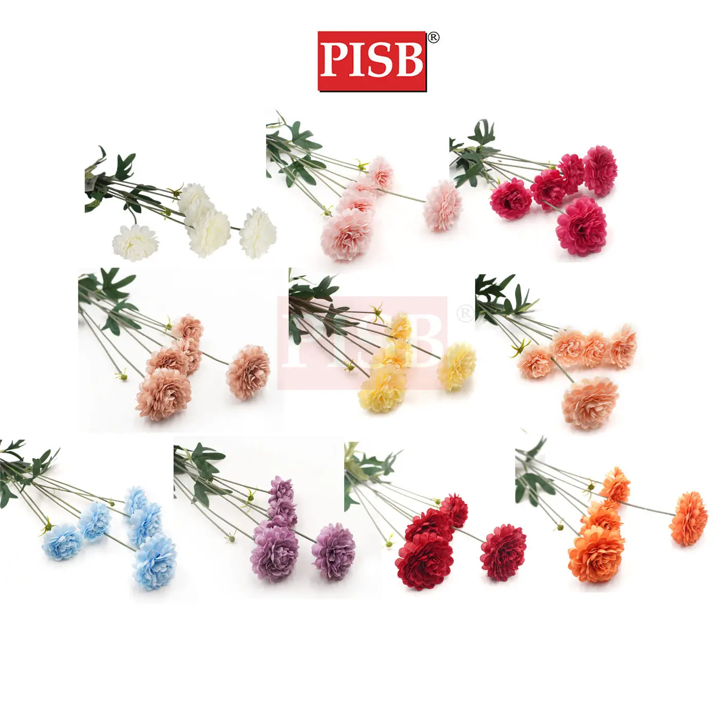 2208 80CM Small Mum Spray Bush