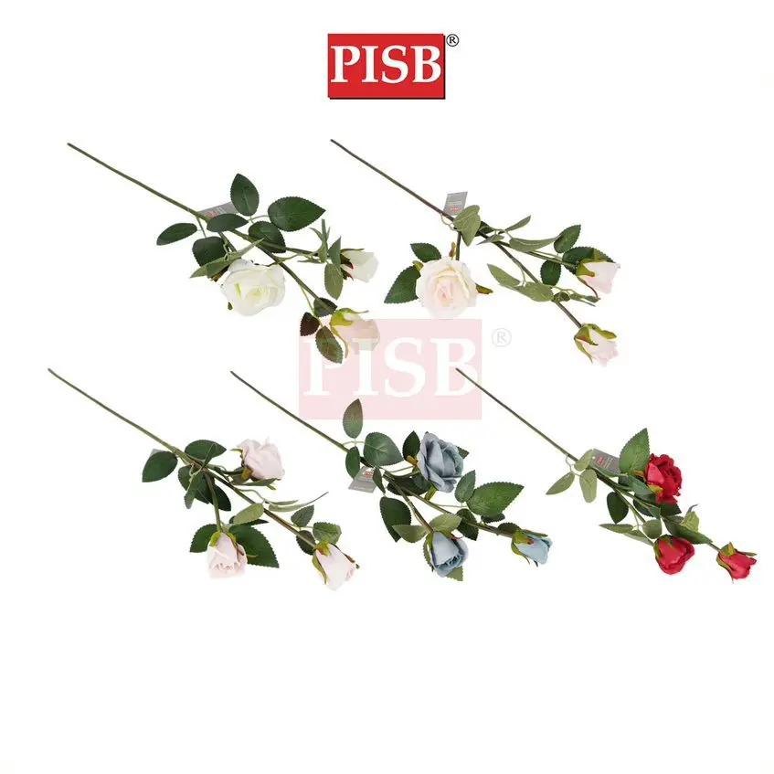 3006 66CM Garden Rose Artificial Flower Bunga Hiasan (3 Heads/Stalk)