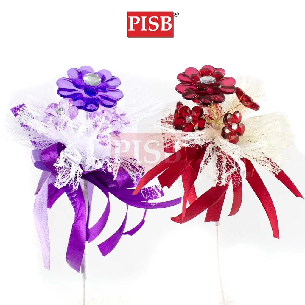 1046 Premium Acrylic Egg Flower / Bunga Telur (25Pcs/Box) - Image 3