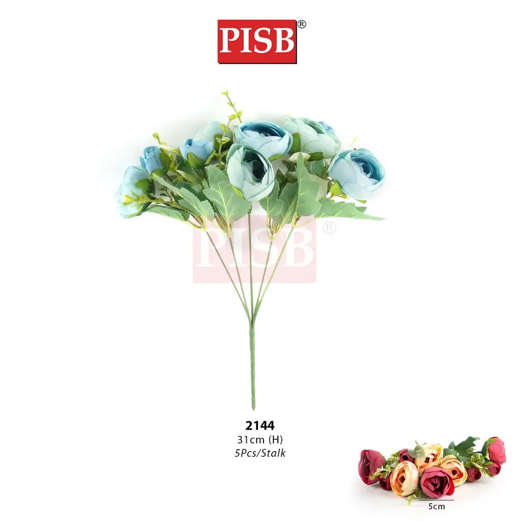 2133/36/37/42/43/44 24-34CM Cabbage Rose Bush Flower - Image 7