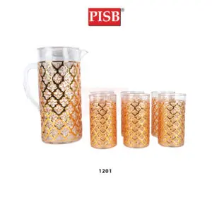 1201 Goldish Acrylic Jar Set