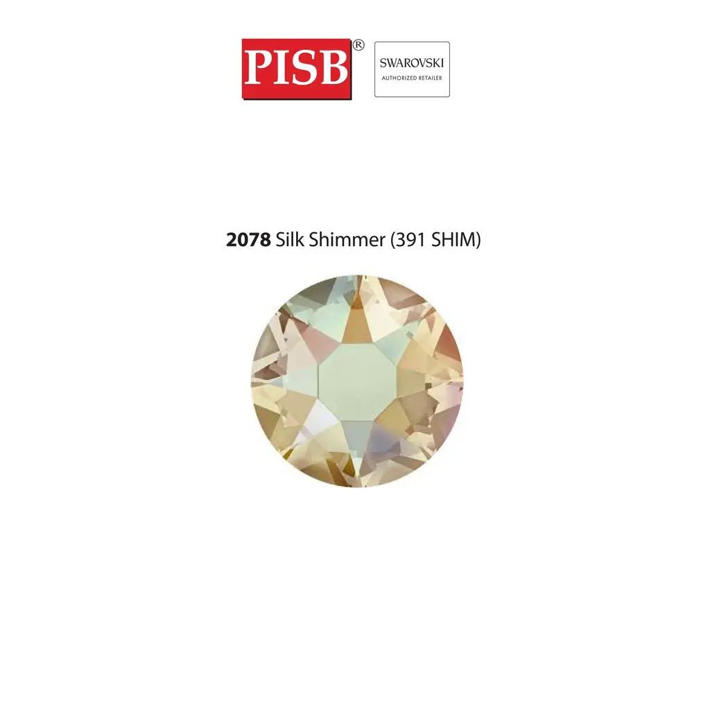 2038 2078 SS10-SS34 SWAROVSKI HOTFIX CLR EFFECT 391 SHIM SILK SHIMMER - Image 2