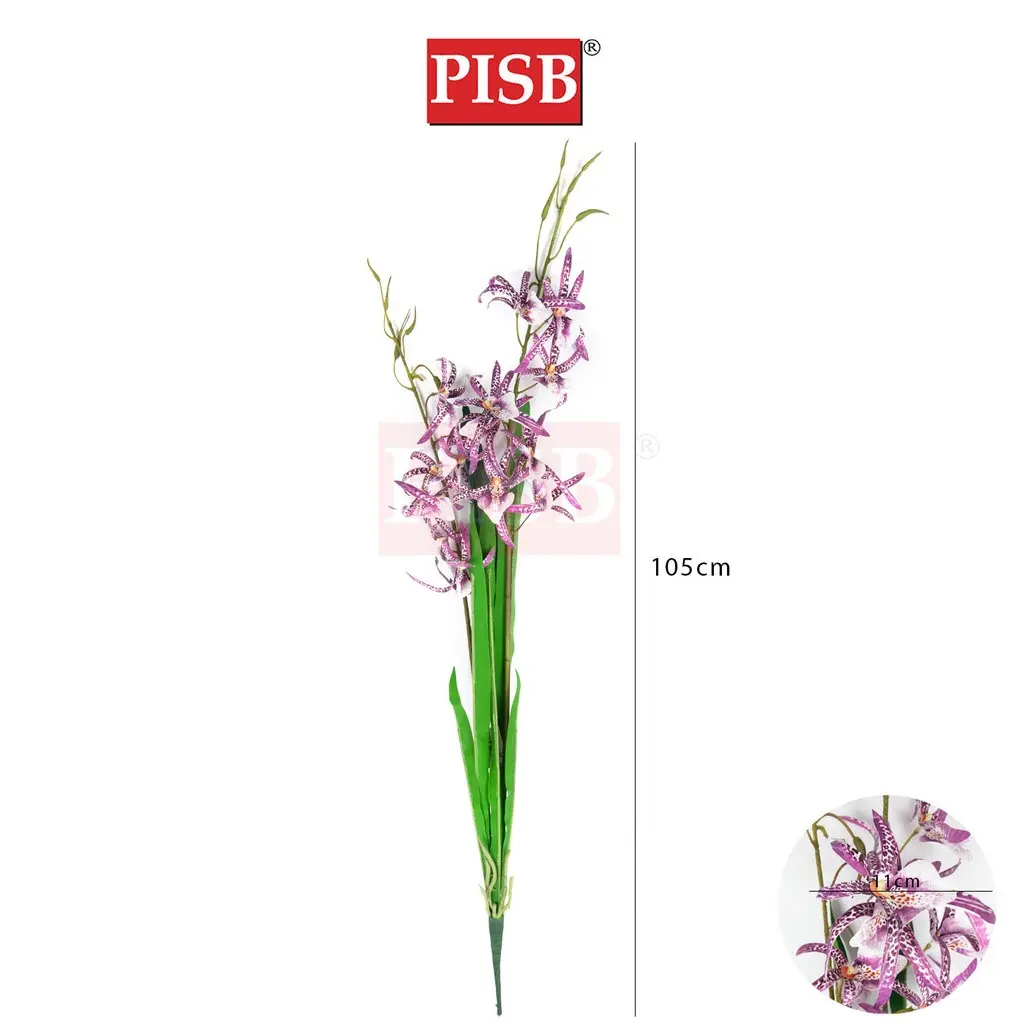 2179 105CM 3D Latex Brassia Spider Orchid Flower - Image 2