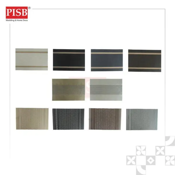 2015-2017 Woven Style Rectangle Placemat Dining Table Mat Washable Non Slip Kitchen Tableware Placemat Pelapik Alas Meja