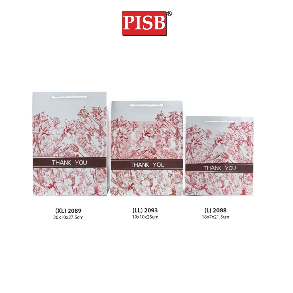 2088-93 (10Pcs/Pkt) Premium Flower Design Gift Bag Paper Bag - Image 5