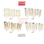 2184-87 3 Sizes Mirrored Round Console Table