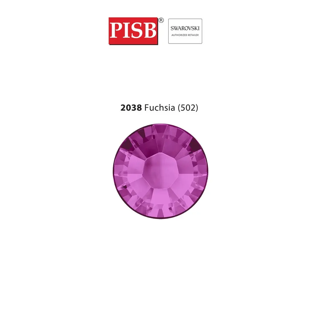 2038 2078 SS10-SS34 SWAROVSKI HOTFIX 502 FUCHSIA