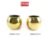 HC7034/35/36/37 Plating/Brushed/Frosted Gold Silver Ceramic Decorations Craft Vase Ornament Pasu Bunga