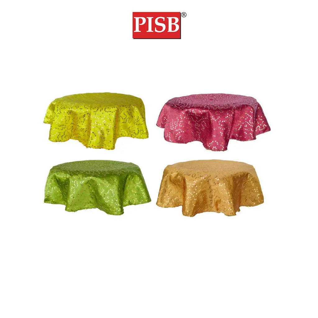 BL6025 60*60CM Organza Sequin Alas Dulang For Dulang Hantaran Perkahwinan