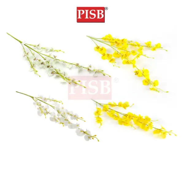 0420/2151 92CM Premium Oncidium Artificial Flower Dancing Lady Orchid Spray