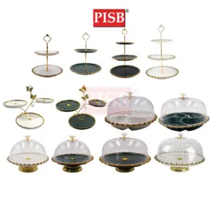 1190-1195 Ceramic Cake Stand/Dessert Display Tray