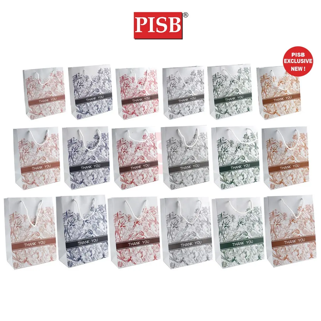 2088-93 (10Pcs/Pkt) Premium Flower Design Gift Bag Paper Bag