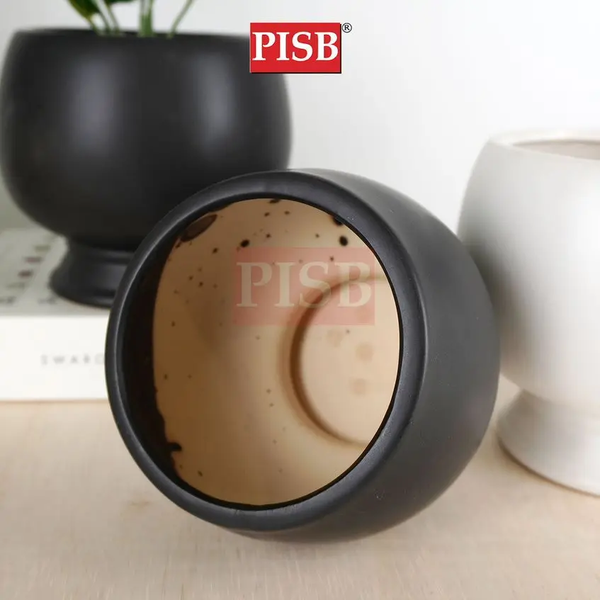 7097/98 White/Black/Gold Ceramic Vase Tree Flower Pot Pasu Seramik Pasu Bunga Bonsai High Quality Vase Home Decor Vase - Image 5