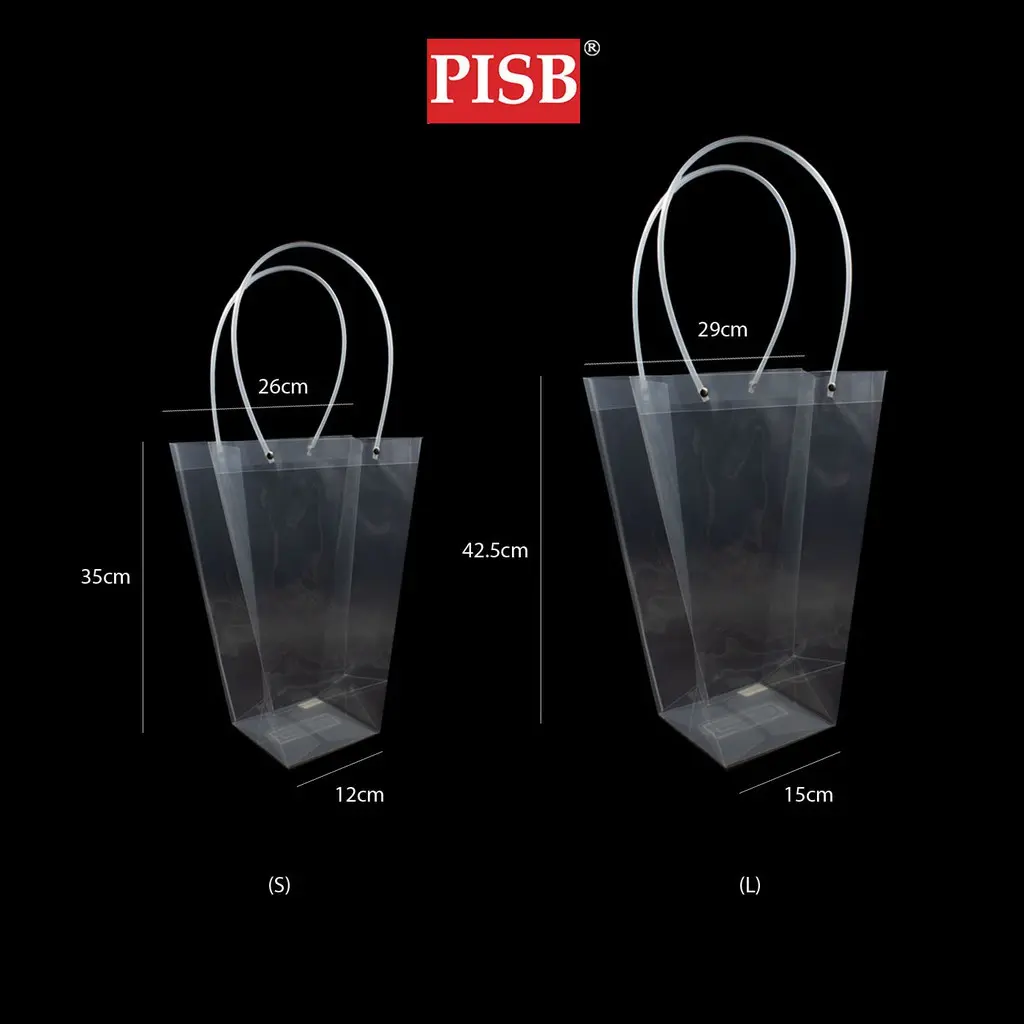 I040560/61 Premium Transparent PVC Gifts Bag - Image 2