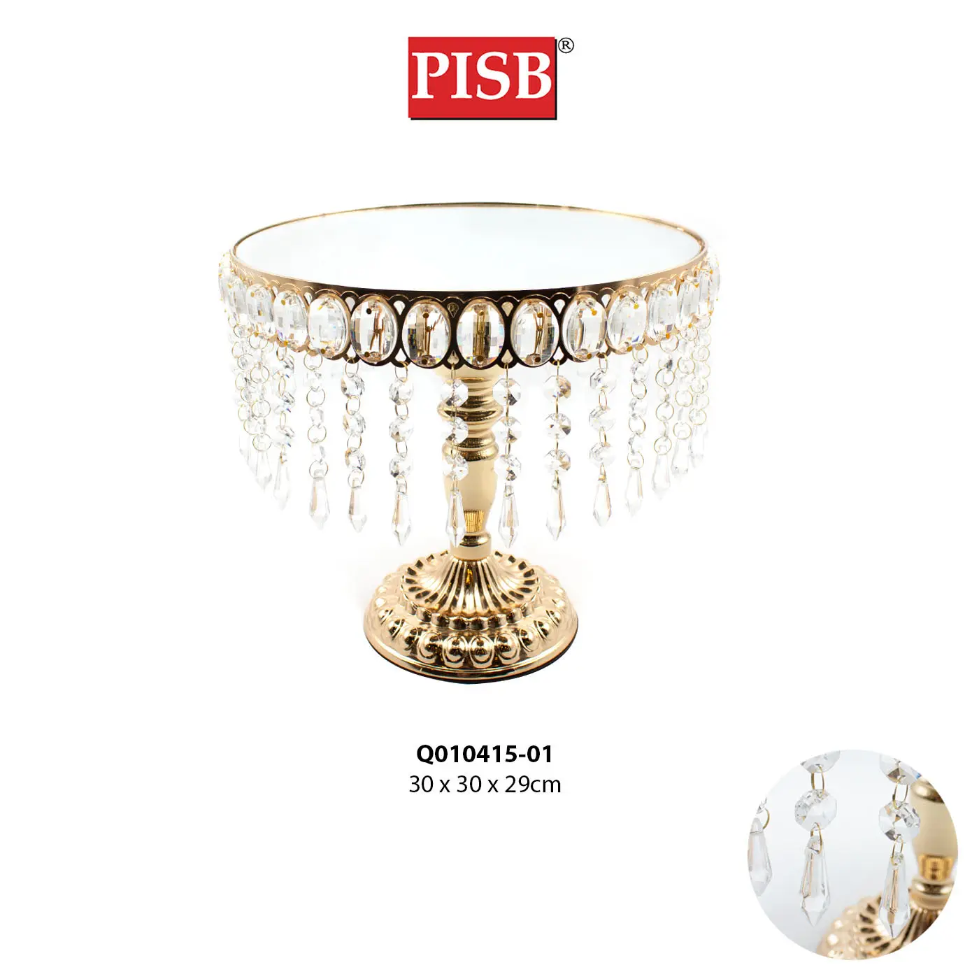 Q010413/14/15/16/17 Crystal Wedding Gift Stand / Dulang Hantaran Perkahwinan - Image 4