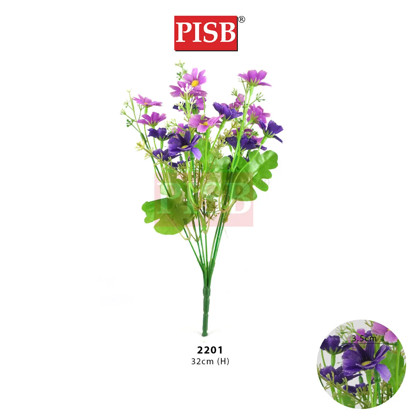 2201 32CM Mini Daisy Spray Bush - Image 2