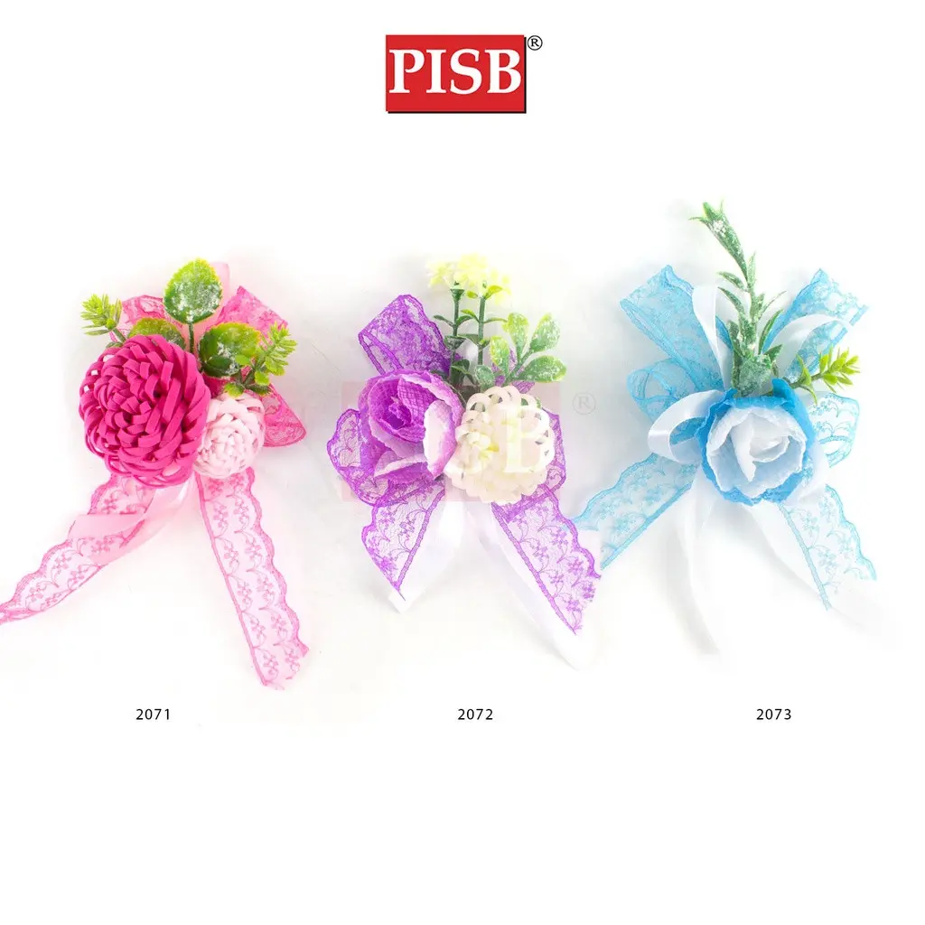 2071/72/73 Foam Flower Brooch Pin / Rozet / Bunga Kendarat Rewang/ Bunga Corsage / Rozet Kenduri / Bunga Hantaran - Image 2