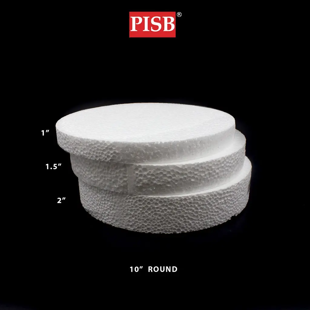 J040014/33/75 10"Inch Round Polystyrene Foam / Gabus Dulang Hantaran