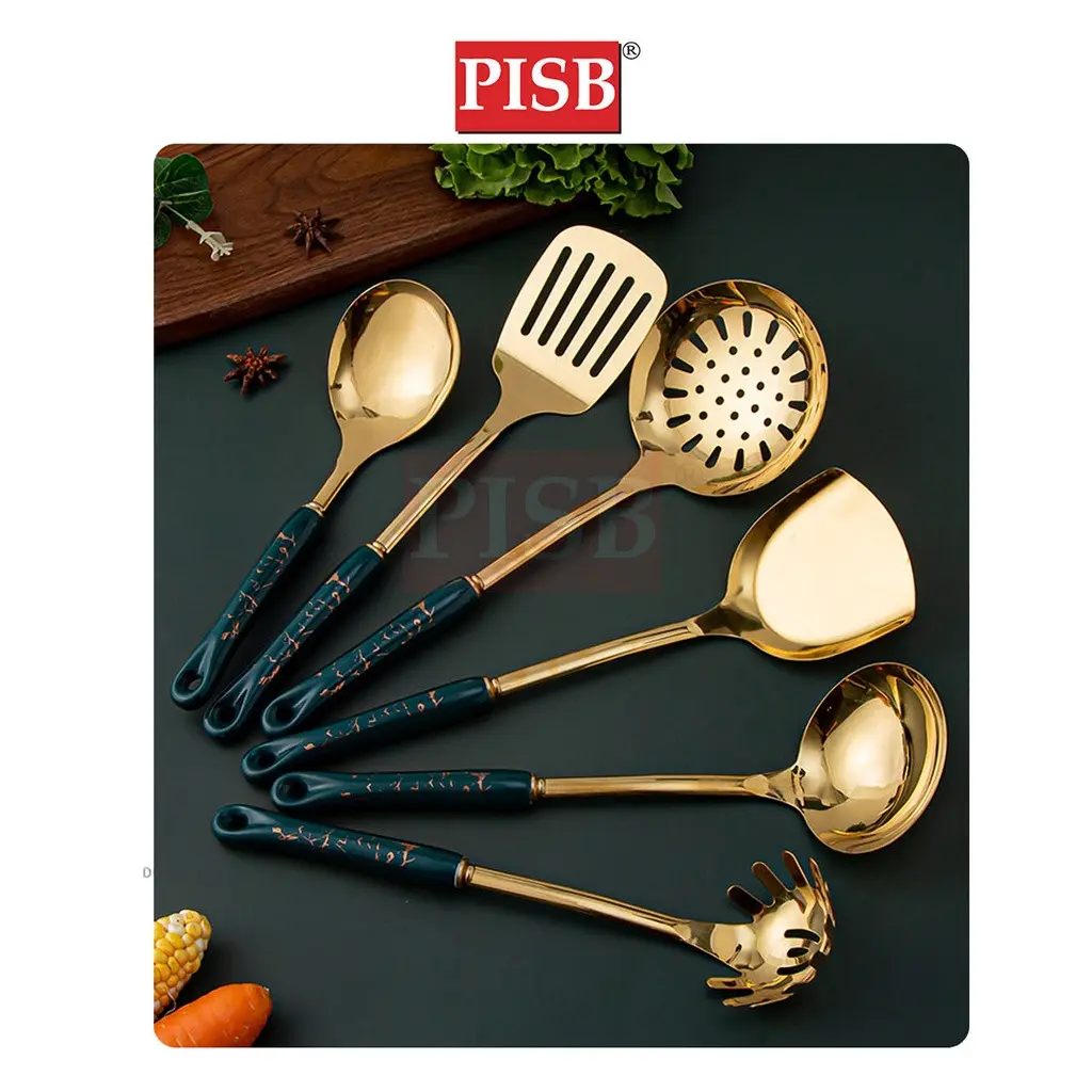 WD1167 7pcs Premium Kitchen Cookware Spatula Spoon Accessories Peralatan Dapur Senduk Kitchen Utensils Set Cooking Tools - Image 4
