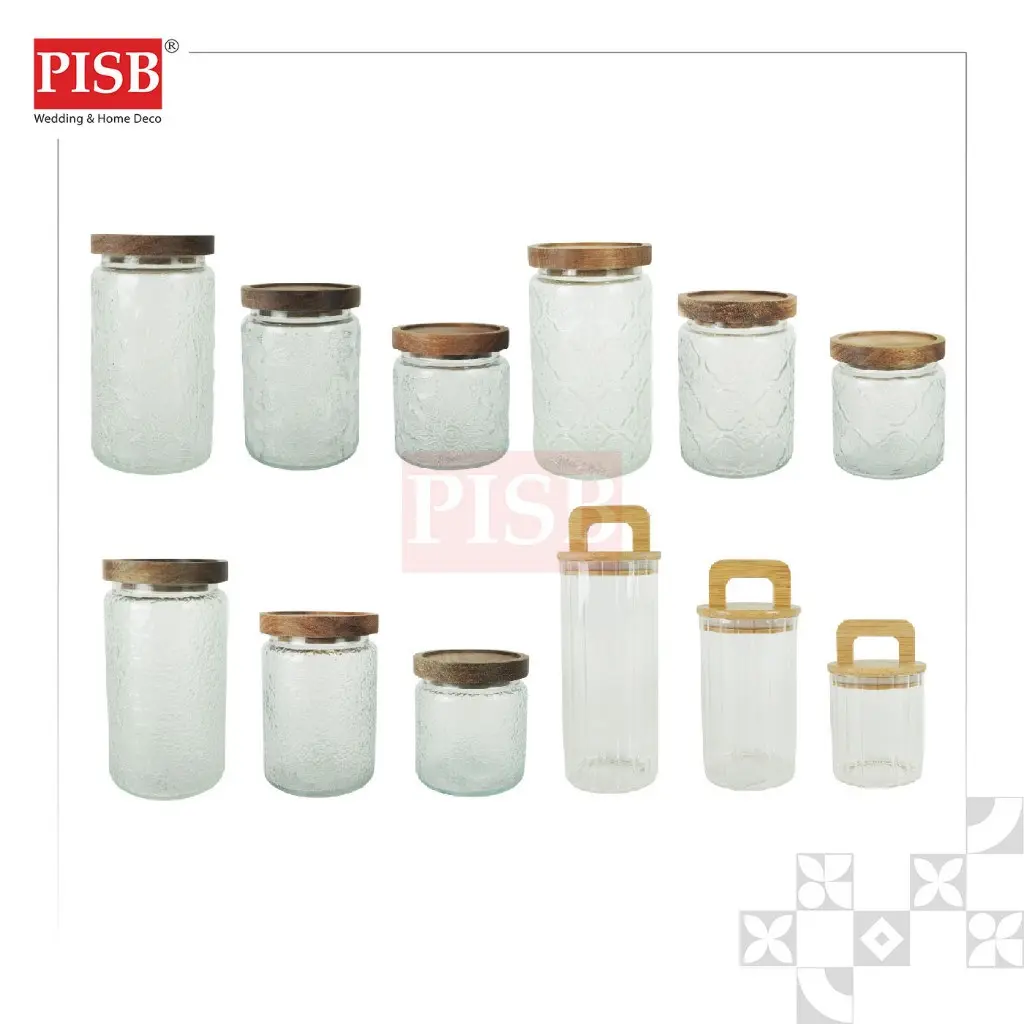 2411-2414 Seasoning Bottle Glass Airtight Spice Container Condiment Bottle Jar Bekas Rempah Balang Kaca Kuih Kedap Udara - Image 2