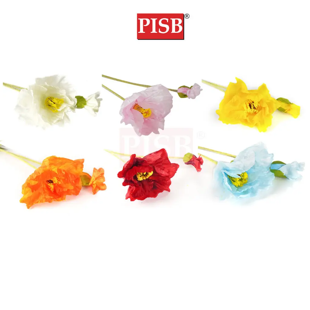 2194 105CM Giant Poppy Spray Flower