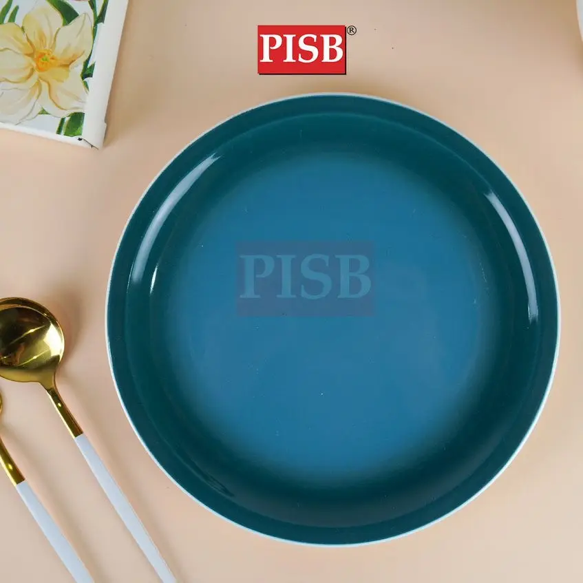 2128 (4Pcs/Pkt) 8"Ceramic Plate With Flower Handle Box / Set Doorgift Souvenir Pinggan Piring Murah / Wedding Gift Plate - Image 5