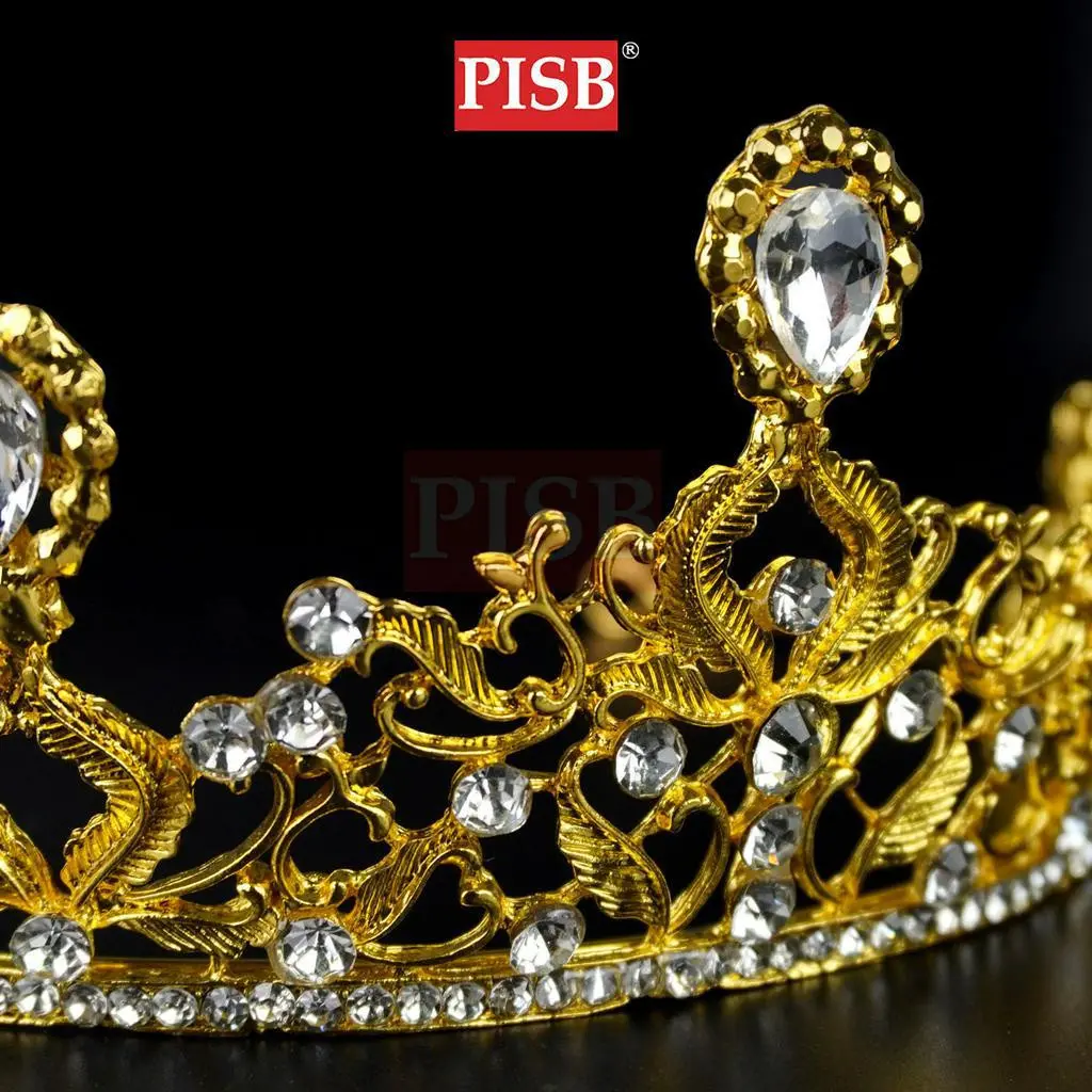 1202-1227 Crystal Hair Crown & Tiara - Image 2