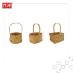 1112-14 Rattan Basket With Handle Bakul Buah Bakul Hamper Bakul Hantaran Bakul Anyaman Rotan Picnic Basket Flower Basket