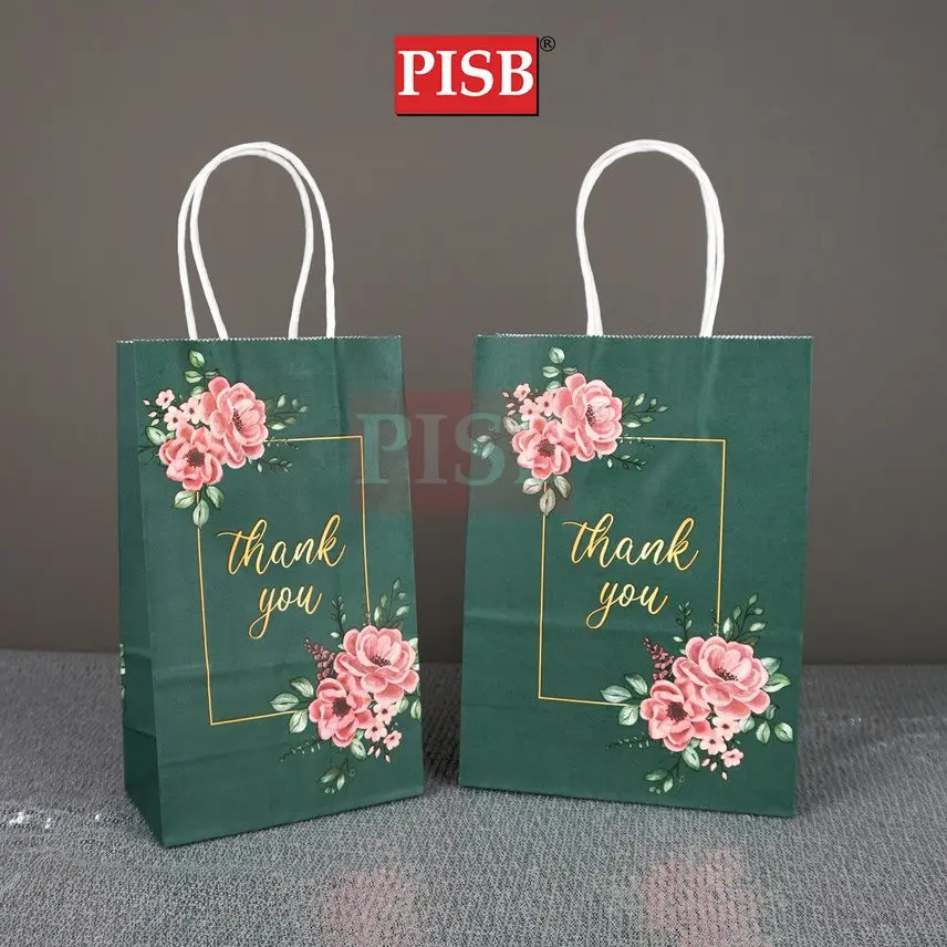 2111-2114 (10Pcs/Pkt) Rose Flower Design Paper Bag Gift Bag - Image 3