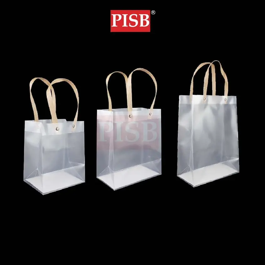 7174/75/76 (10Pcs/Pkt) Premium Transparent PVC Gift Bag Doorgift Bag