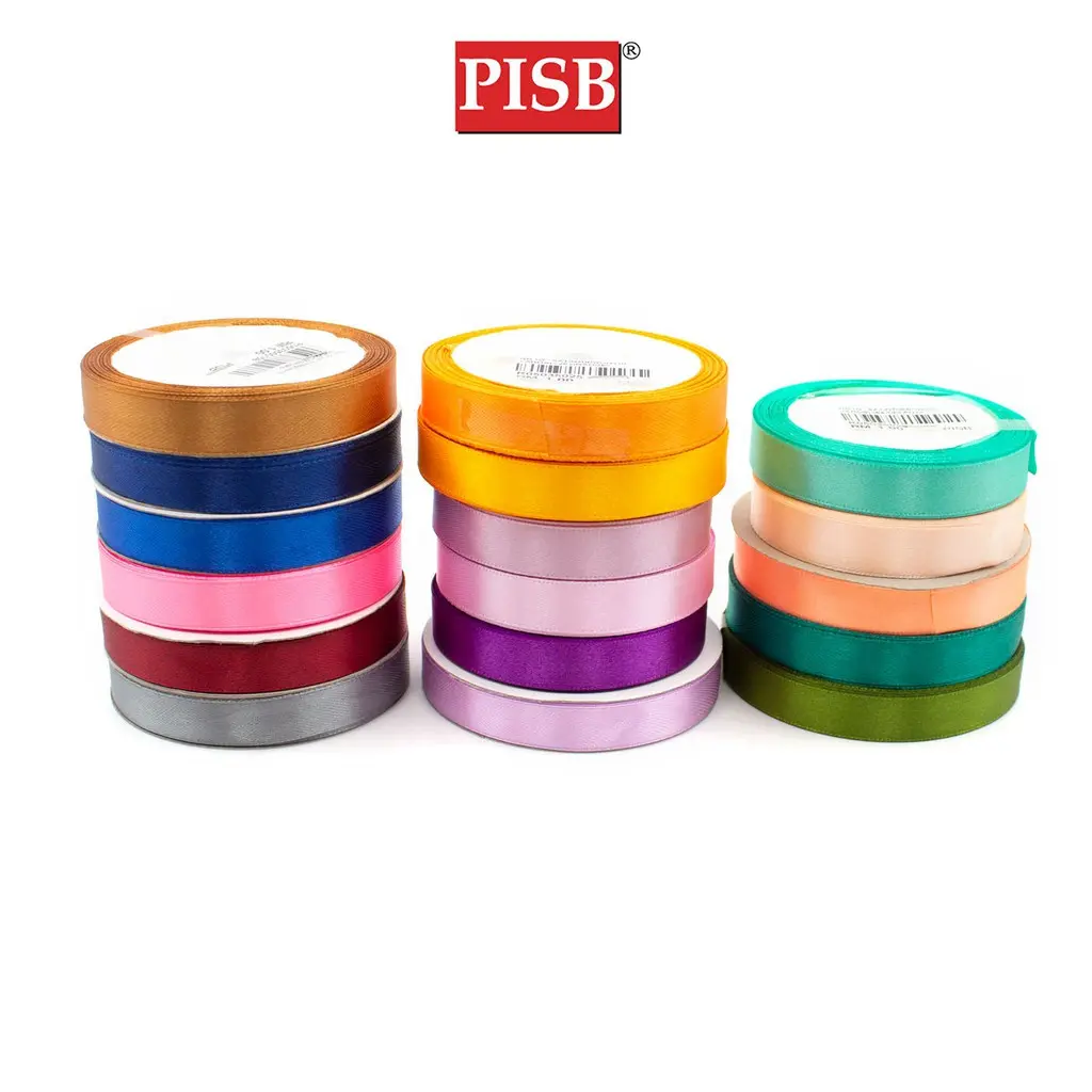 R050350 1/2" Plain Color Satin Ribbon (10Yards/Roll)